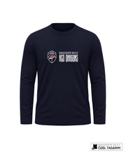 Bahçeşehir Red Dragons Logo Baskılı Lacoste Kumaş Sweatshirt (Mevsimlik)