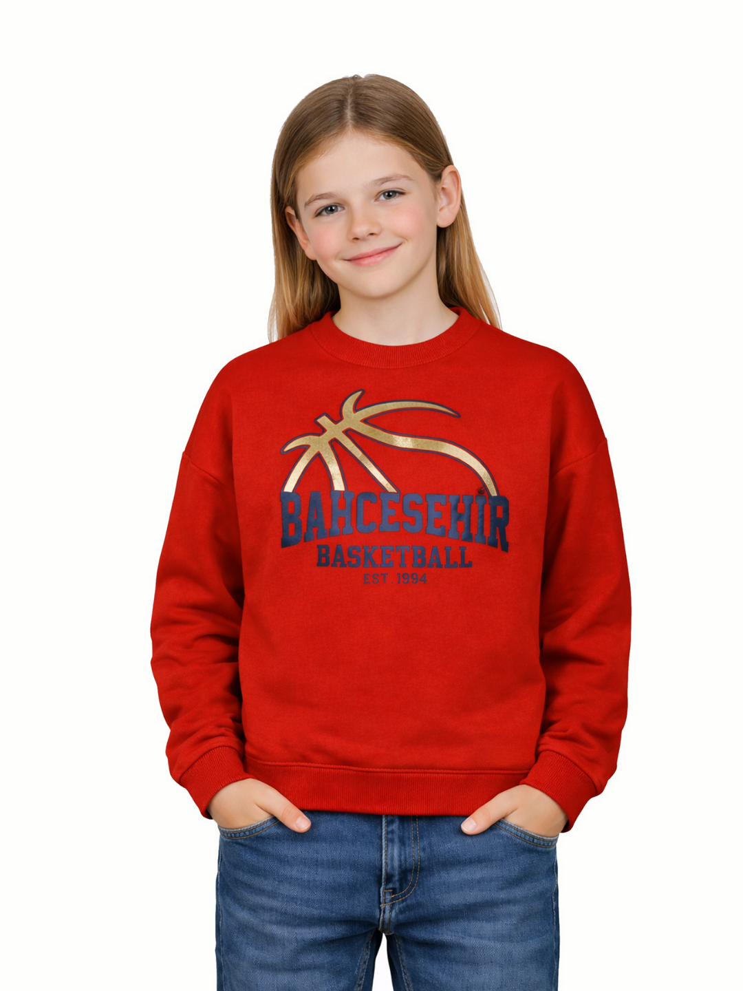 Bahçeşehir Basketball Logolu Sweatshirt