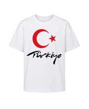 Türkiye Yazılı Ay Yıldız Baskılı Beyaz Tişört