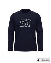 BK Beyaz Logolu Lacoste Kumaş Sweatshirt (Mevsimlik)