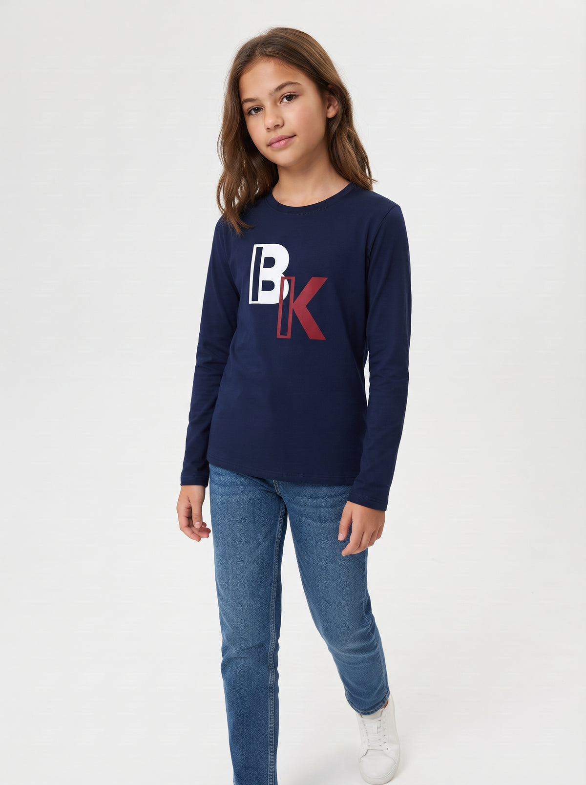 BK Baskılı Lacoste Kumaş Sweatshirt (Mevsimlik)