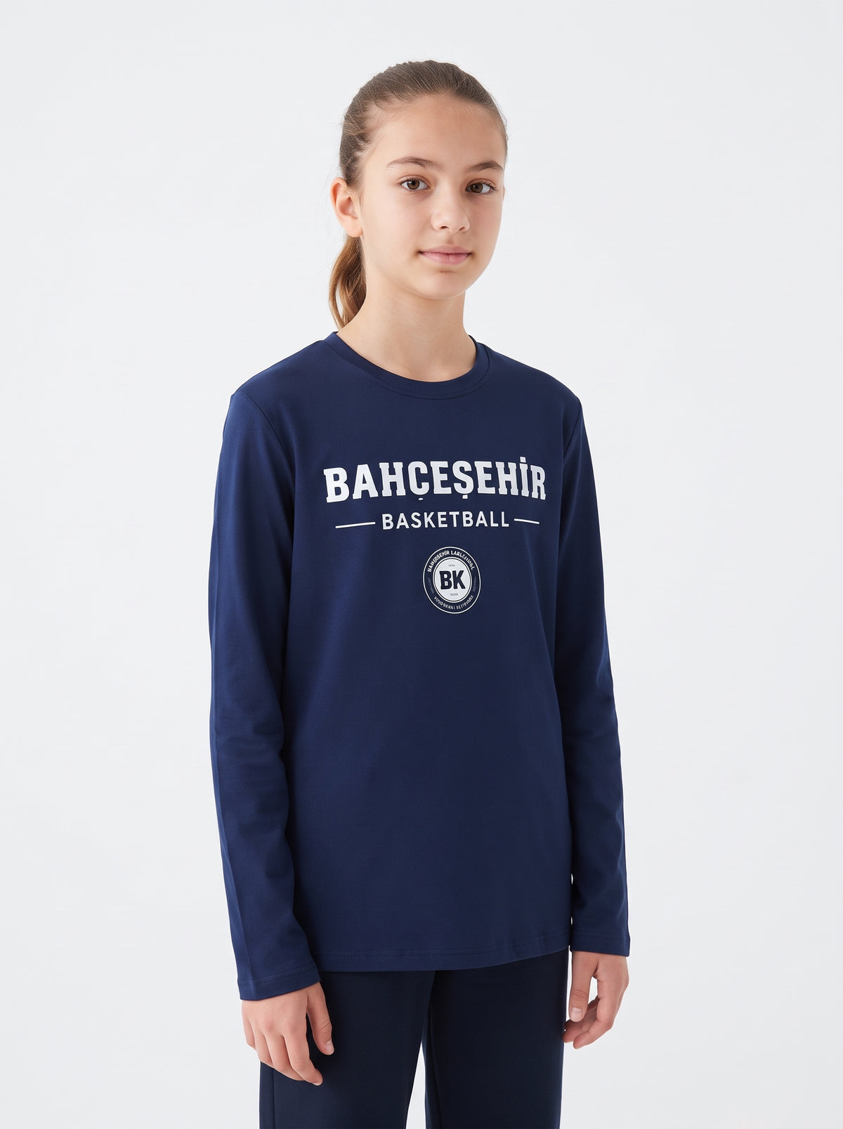 Bahçeşehir Basketball Lacoste Kumaş Sweatshirt (Mevsimlik)