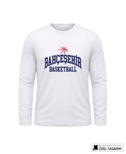 Bahçeşehir Basketball Baskılı Lacoste Kumaş Sweatshirt (Mevsimlik)